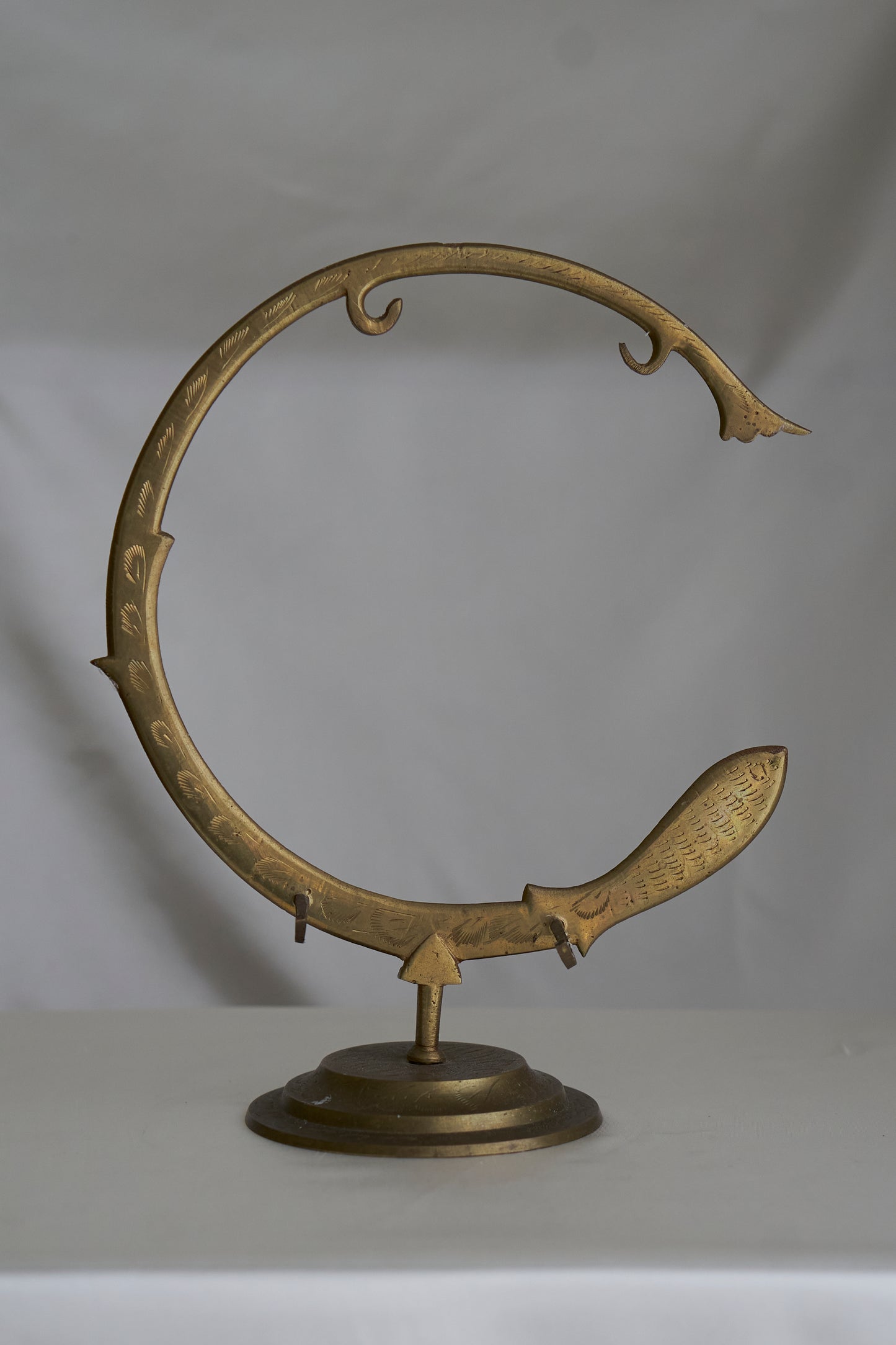 Vintage art deco brass keys/letters holder
