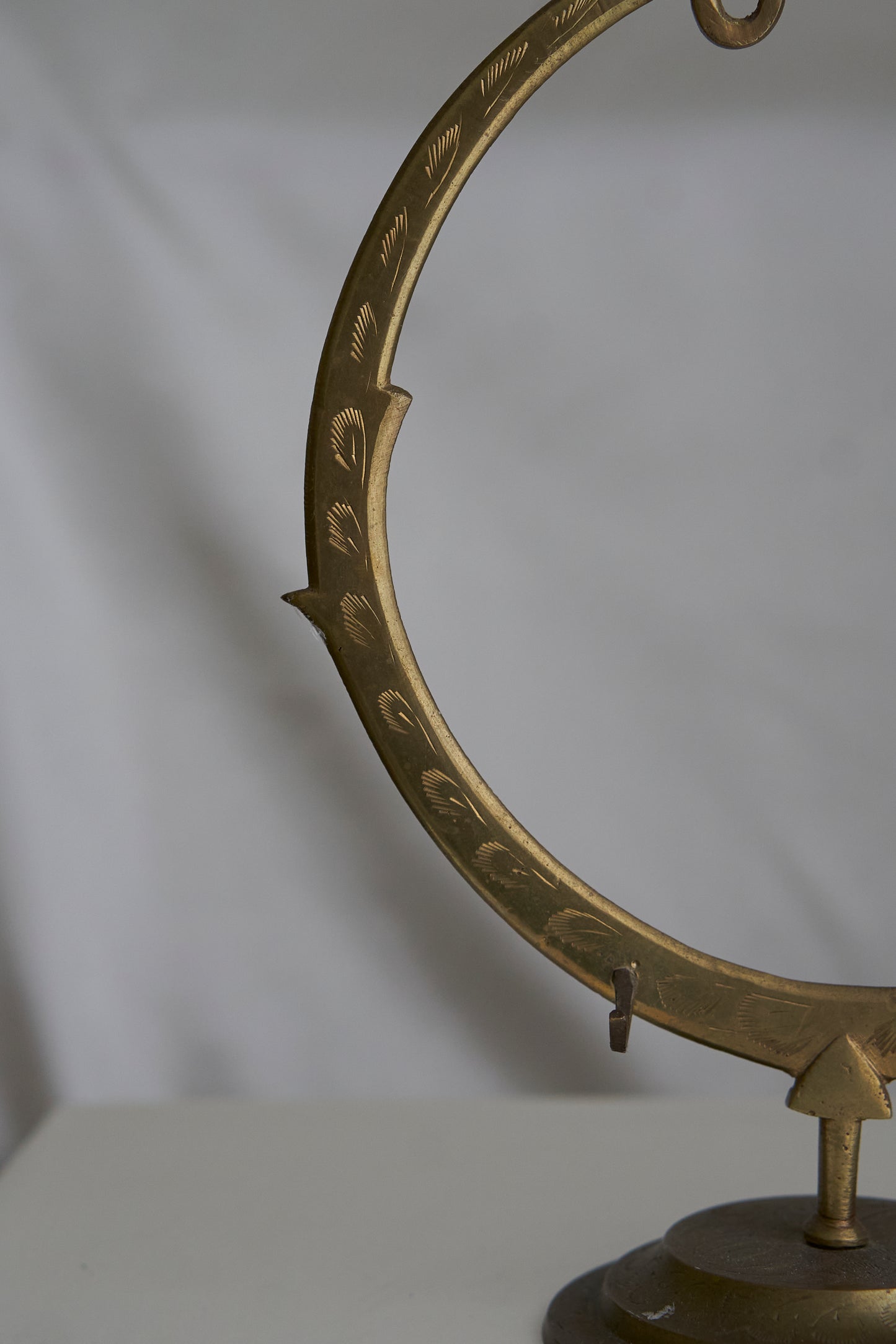Vintage art deco brass keys/letters holder