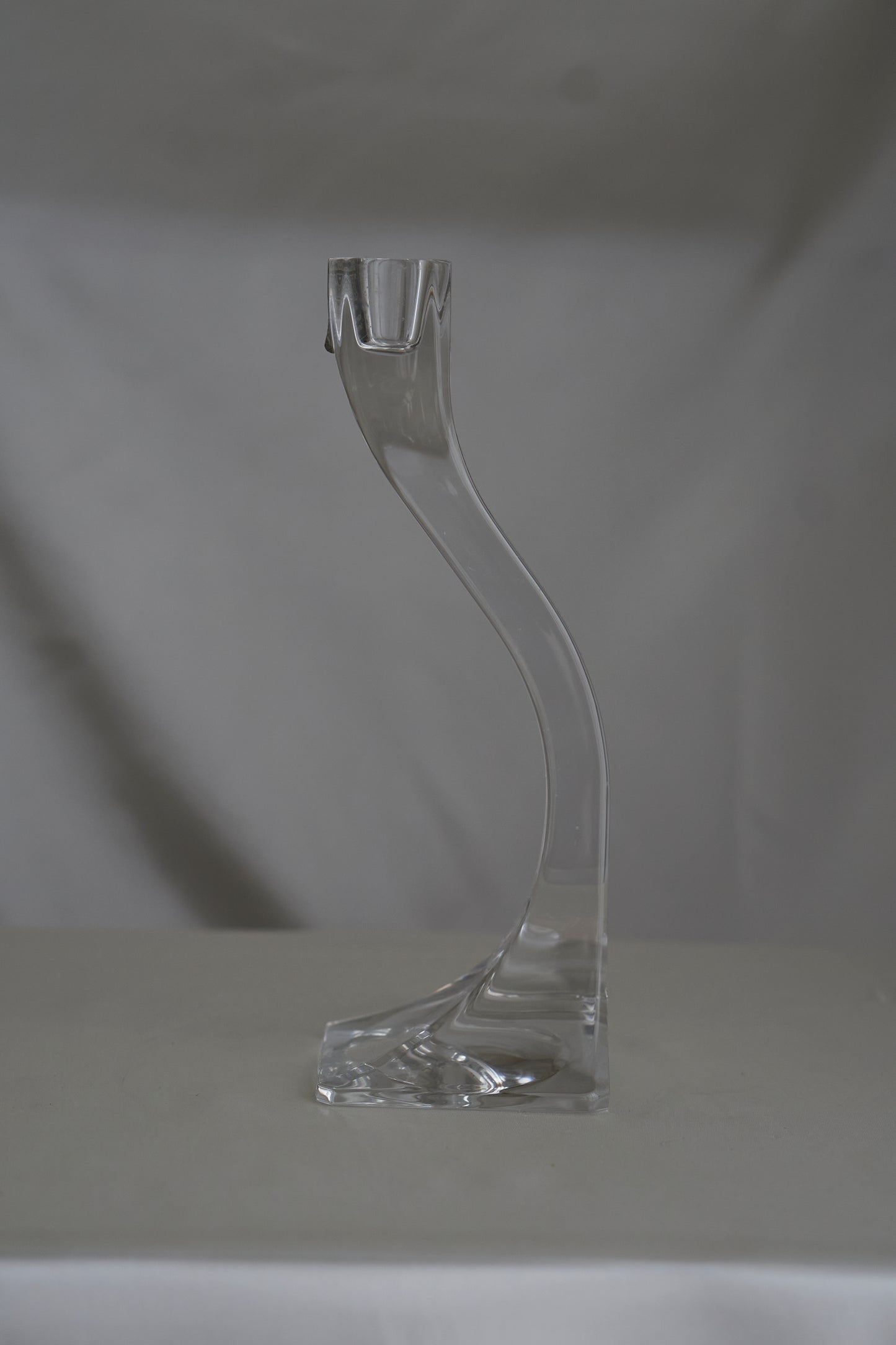 Vintage mid-century modern handmade in Austria crystal RIEDEL candle holder