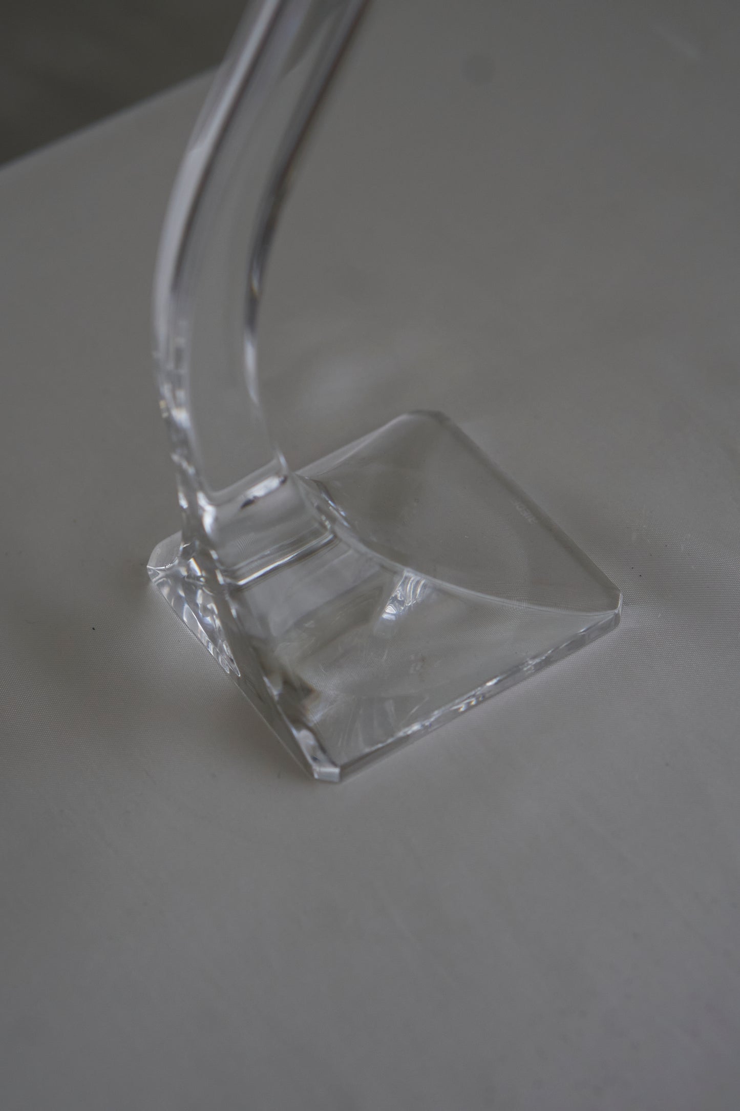 Vintage mid-century modern handmade in Austria crystal RIEDEL candle holder