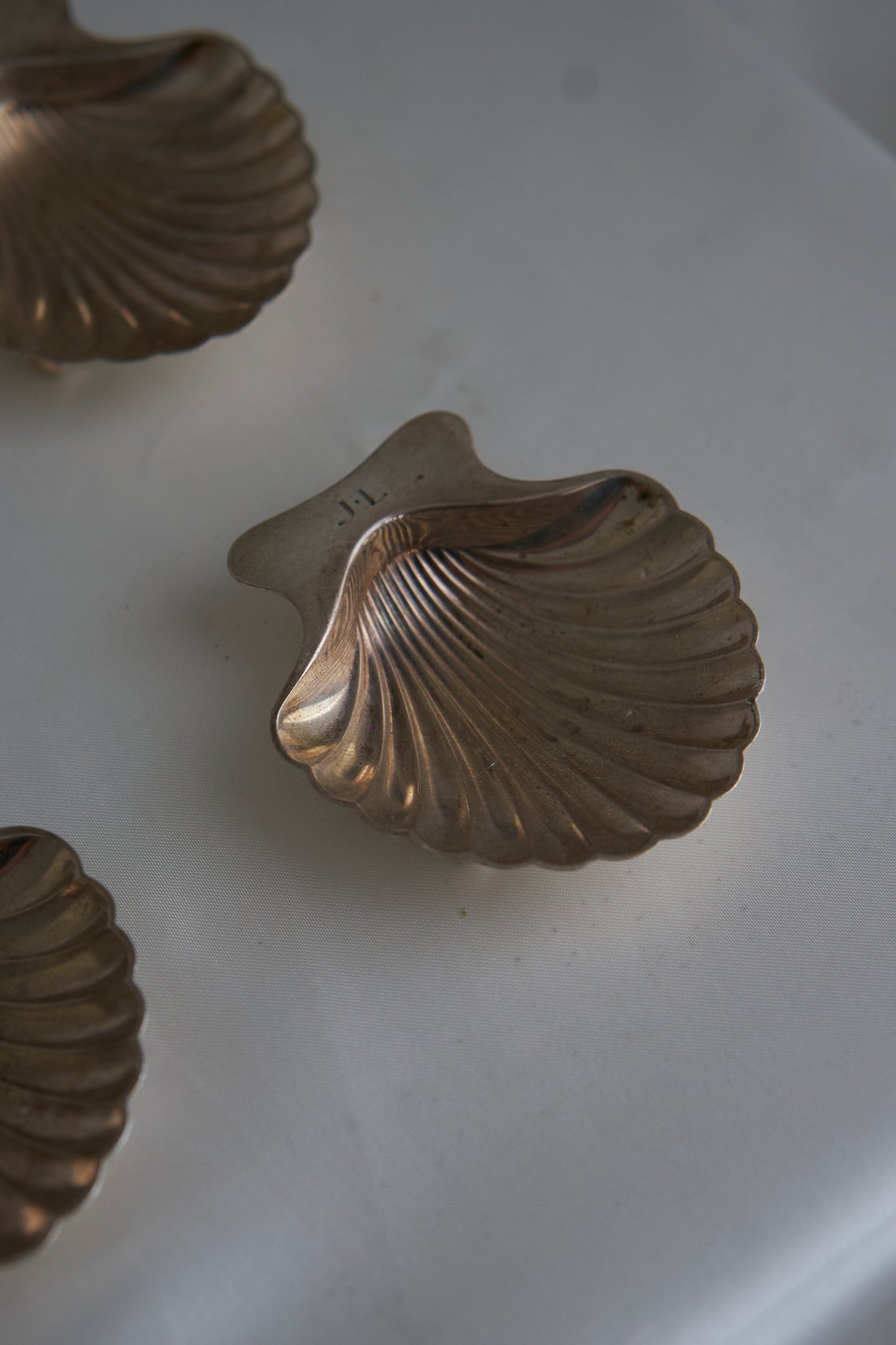 Vintage Tiffany & Co sterling silver caviar small plates