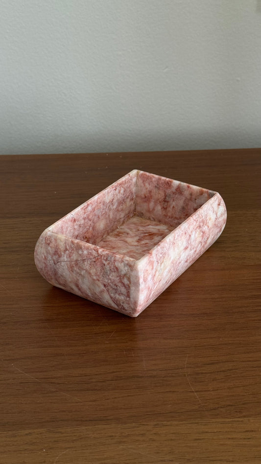 Rose marble box