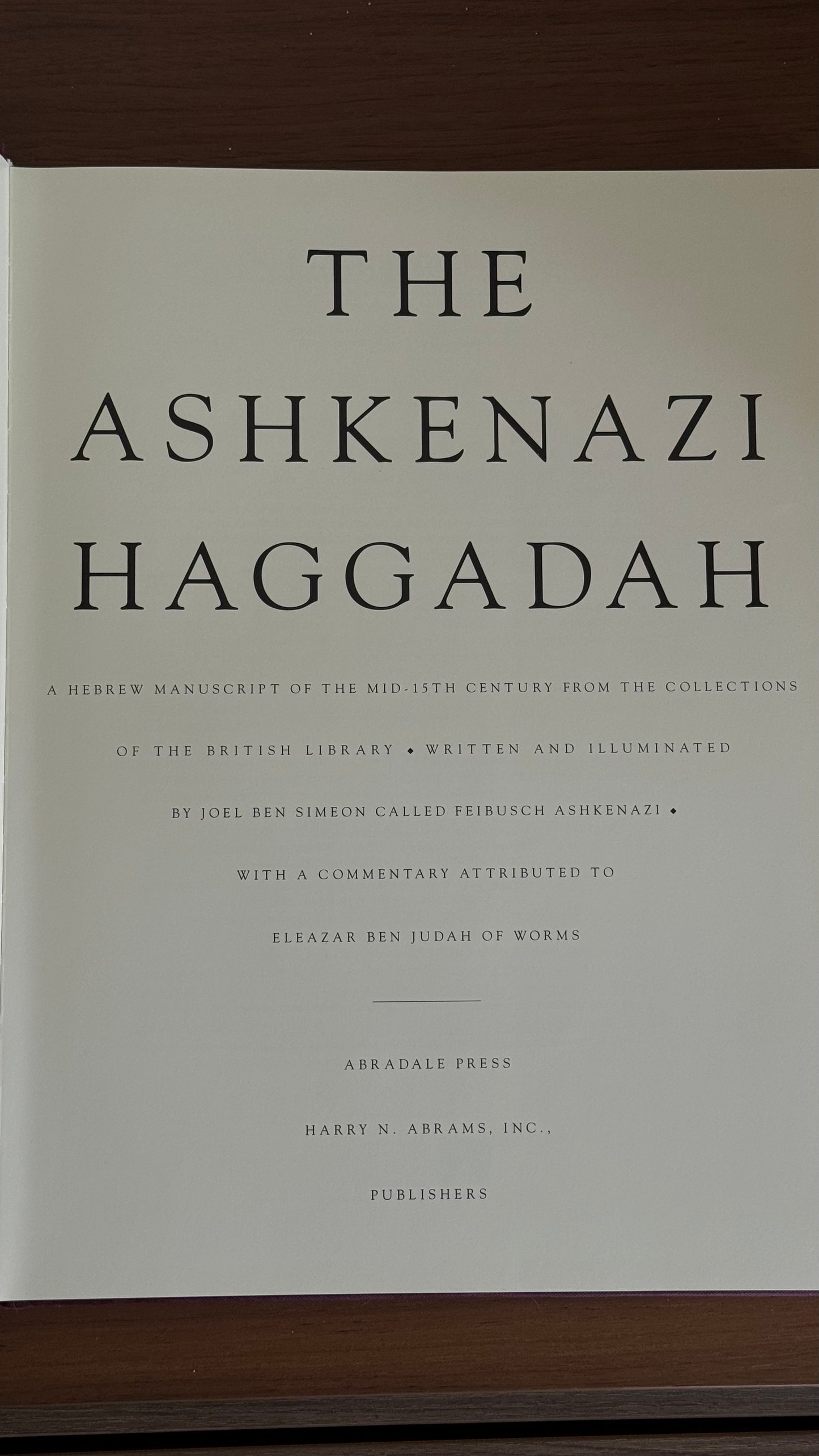 The Ashkenazi Haggada