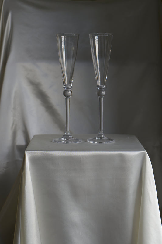 Simon Pearce vintage Hartland champagne flutes