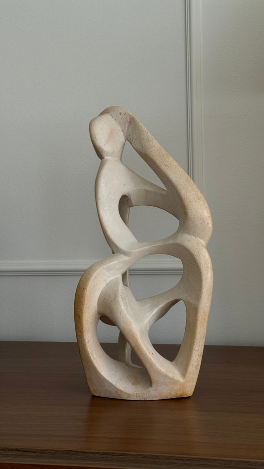 Vintage contemporary abstract sculpture